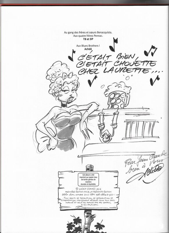 Cavalier seul by Achdé, Daniel Pennac, Tonino Benacquista - Sketch