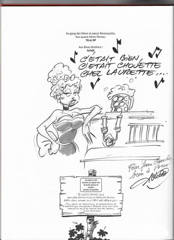 Cavalier seul by Achdé, Daniel Pennac, Tonino Benacquista - Sketch