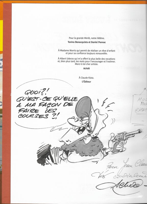 Achdé, Daniel Pennac, Tonino Benacquista, Lucky Luke contre Pinkerton - Sketch