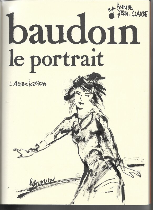 Le portrait by Edmond Baudoin - Sketch