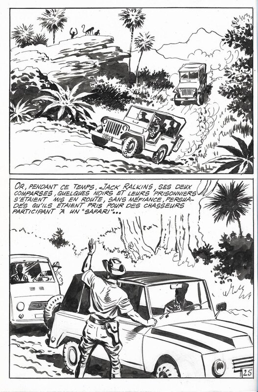 Maxime Roubinet, Kado petit prince de la brousse - épisode indéterminé, parution dans la revue Kébir, 1972/3 (SFPI) - Comic Strip