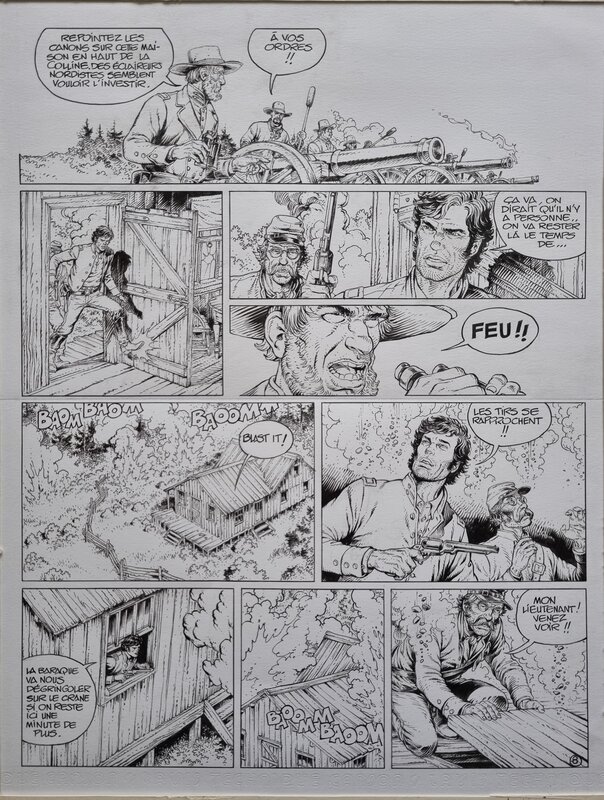 Michel Blanc-Dumont, Jean Giraud, La jeunesse de Blueberry - planche - Planche originale