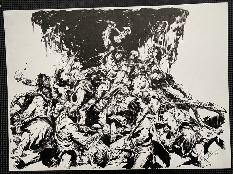 Conan by Roberto de la TORRE - Original Illustration