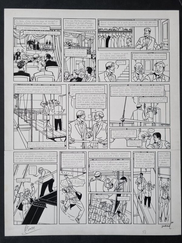 André Juillard, Edgar Pierre Jacobs, Blake et Mortimer - La Machination Voronov - planche - Comic Strip