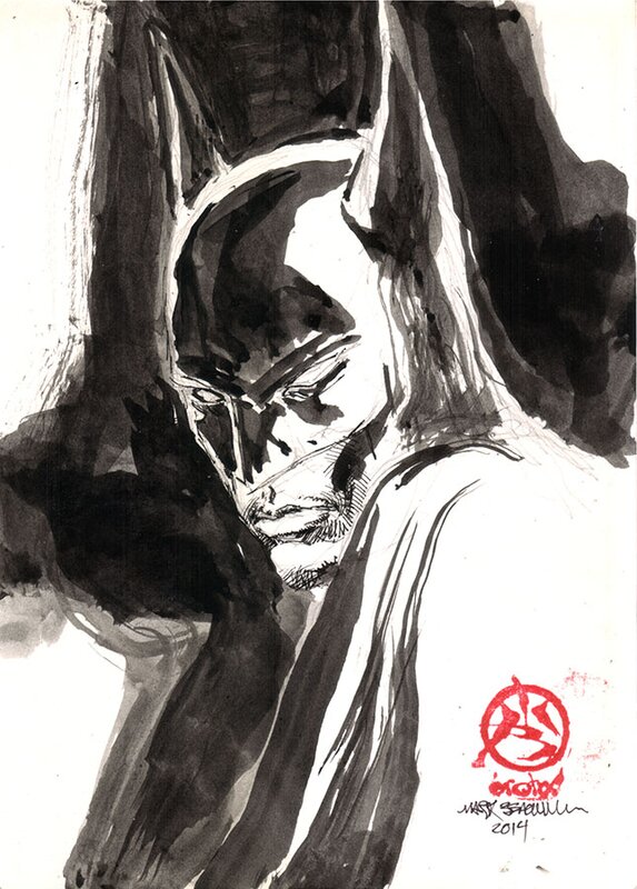 Batman by Mark Beachum - Sketch
