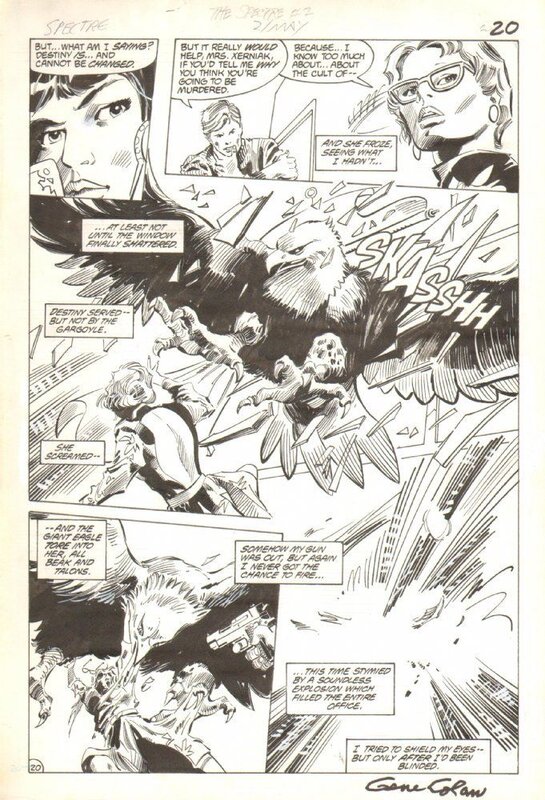 Gene Colan, The Spectre #2 page n.20 - Comic Strip