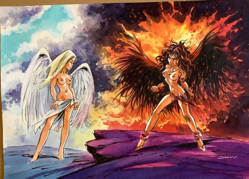 Ange ou démone par Dany - Illustration originale