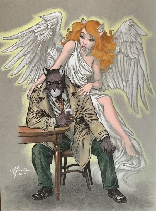 Blacksad par Juanjo Guarnido - Illustration originale