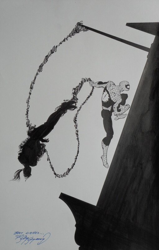 Spiderman by Ray Kryssing - Original Illustration
