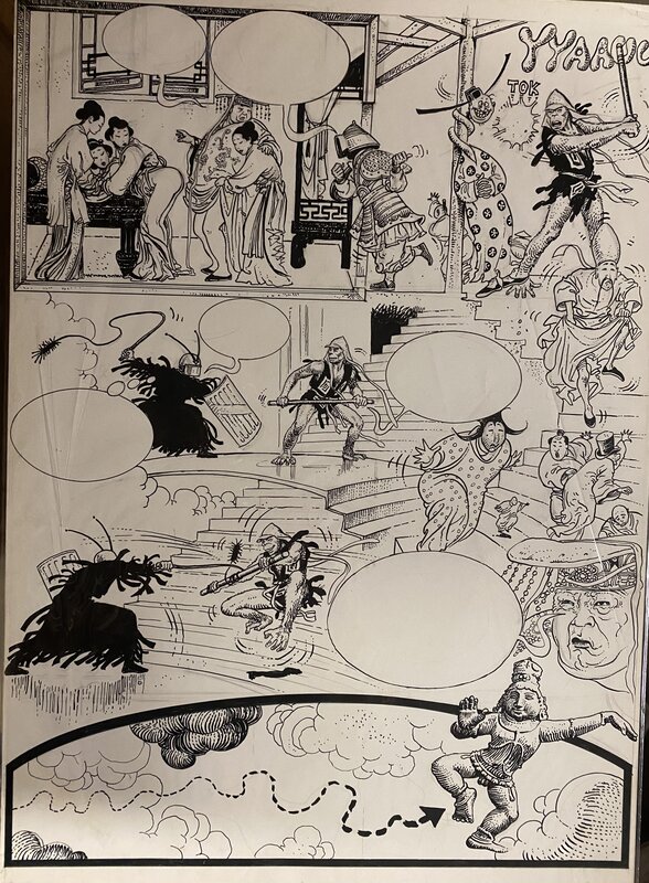 Le Singe par Milo Manara, Silverio Pisu - Planche originale