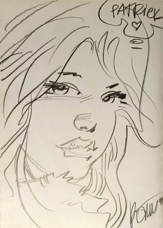 Aaricia by Grzegorz Rosinski - Sketch