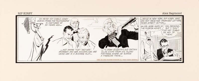 Alex Raymond, Rip Kirby (Daily Comic Strip) - Comic Strip