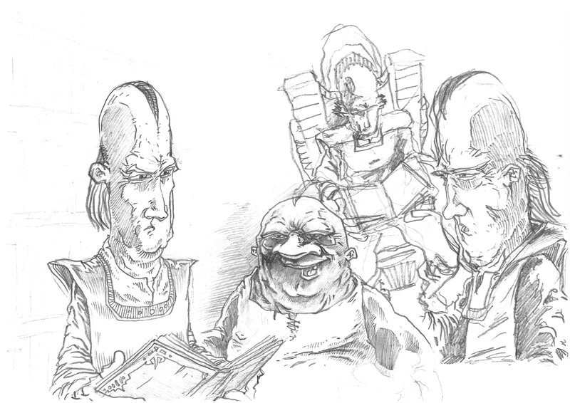 World of Aghart by Hubert Ronek - Original Illustration