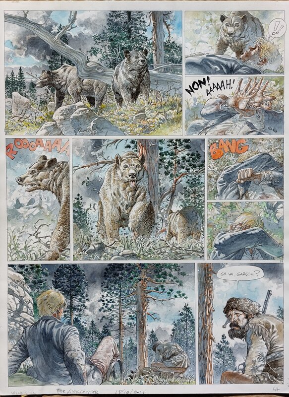On a tué Wild Bill par Hermann - Planche originale