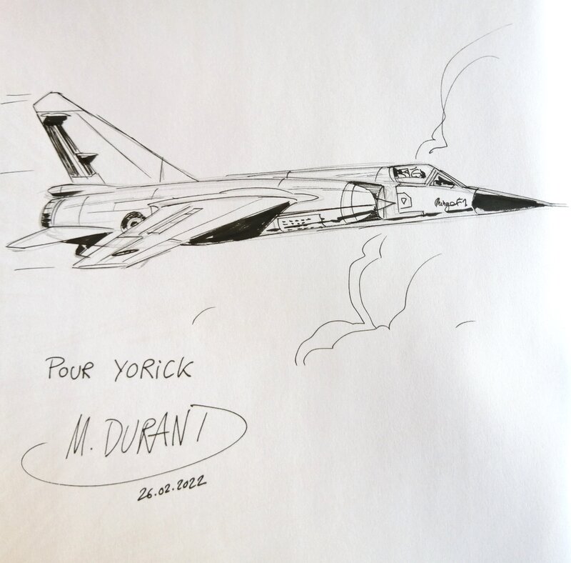 Matthieu Durand, Une avrenture classic de Tanguy et Laverdure T.1 - Sketch
