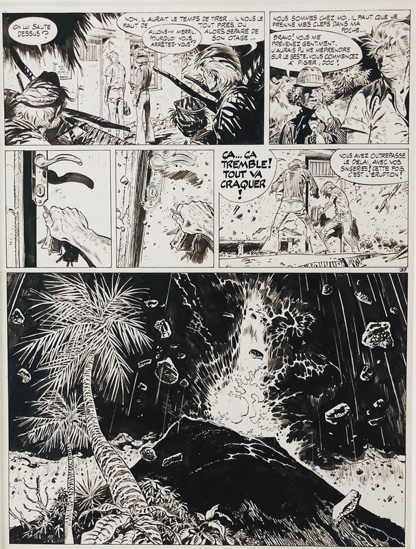Hermann, Bernard Prince #10: Le souffle de moloch Pg.37 - Comic Strip