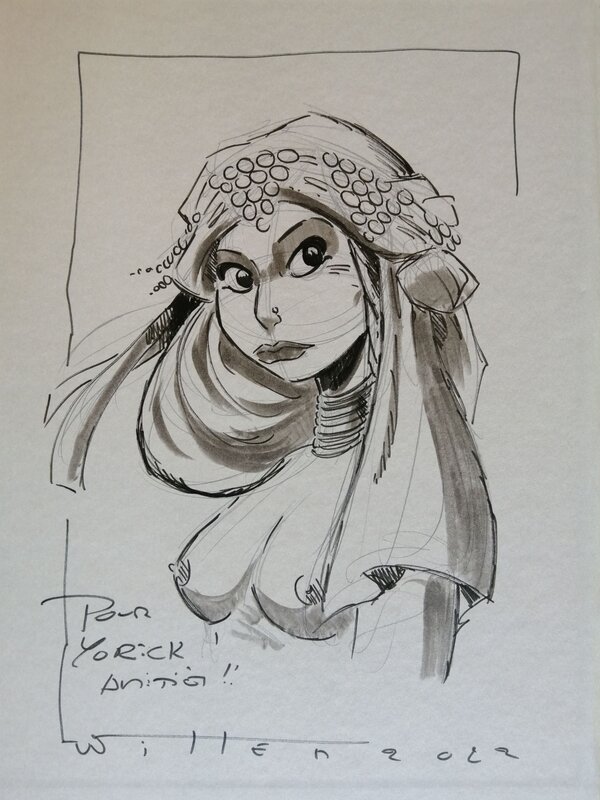 Etienne Willem, La fille de l'exposition universelle 1855 - Sketch