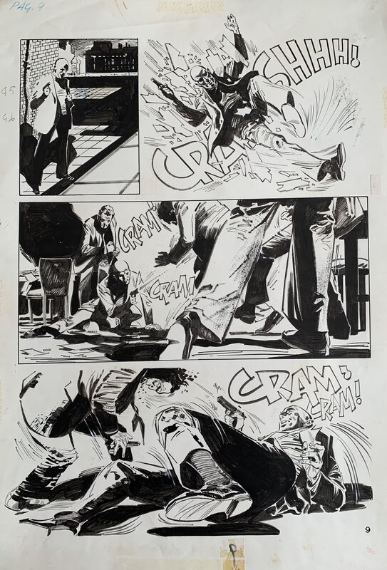 Nadie par Alberto Breccia, Carlos Trillo - Planche originale