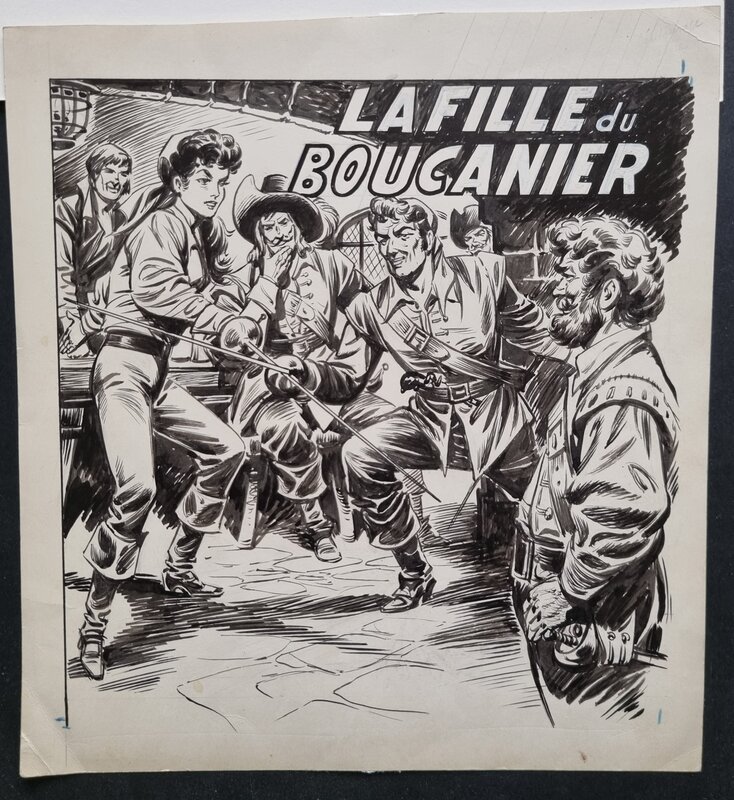 Dut, La fille du boucanier - couverture - Couverture originale