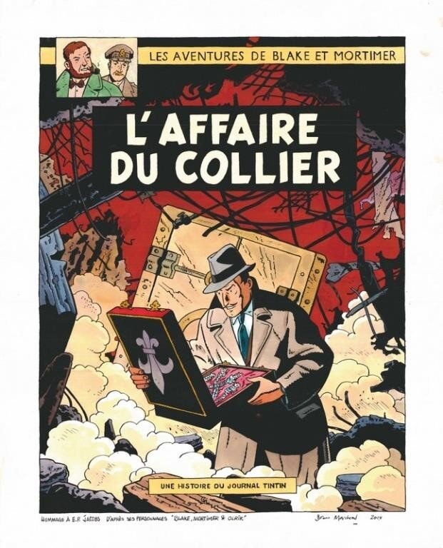 Bruno Marchand, L'affaire du collier - Couverture originale