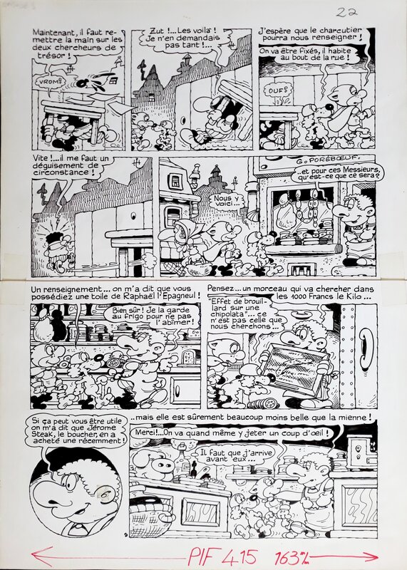 Jean-Claude Poirier, Supermatou : « La côte de porc fantôme » - Comic Strip