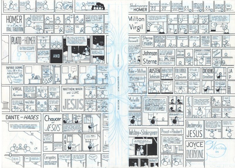 Writers on Writers par Chris Ware - Couverture originale