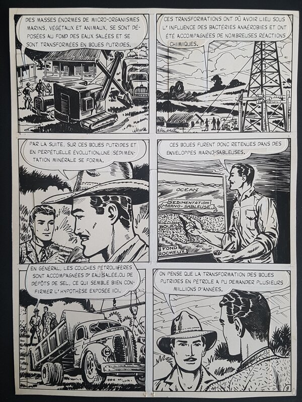 Bob Leguay, Tim L'Audace - Reportage sur le Pétrole - planche 09 - Comic Strip