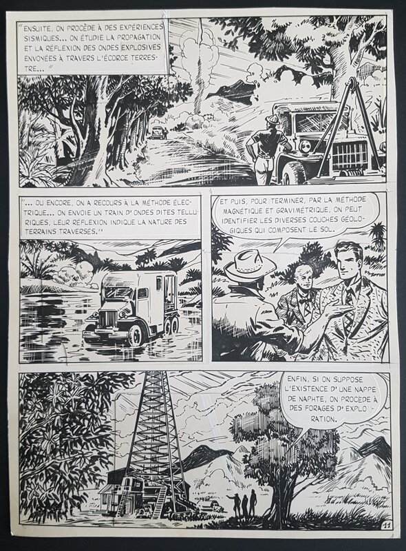 Bob Leguay, Tim L'Audace - Reportage sur le Pétrole - planche 11 - Comic Strip