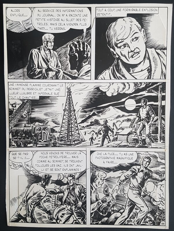 Bob Leguay, Tim L'Audace - Reportage sur le Pétrole - planche 14 - Comic Strip