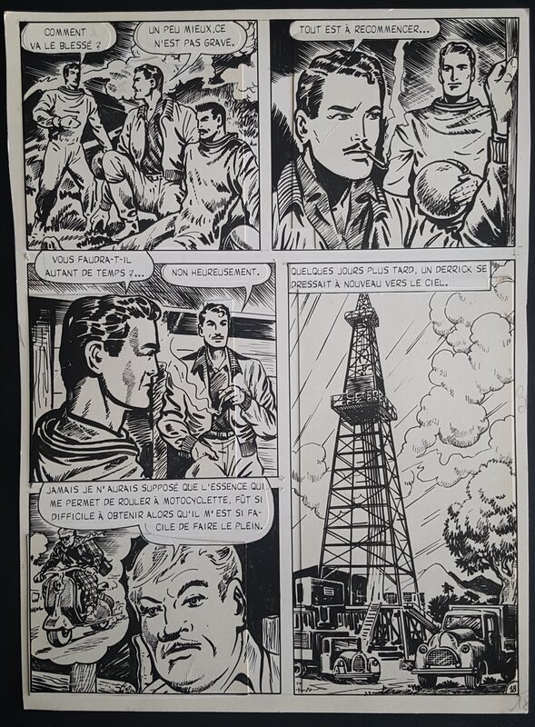 Bob Leguay, Tim L'Audace - Reportage sur le Pétrole - planche 18 - Comic Strip