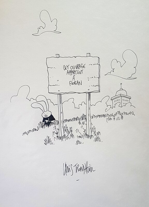 Lapinot by Lewis Trondheim - Sketch