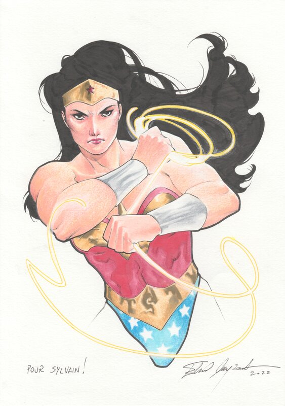 Wonder Woman par Elena Casagrande - Illustration originale