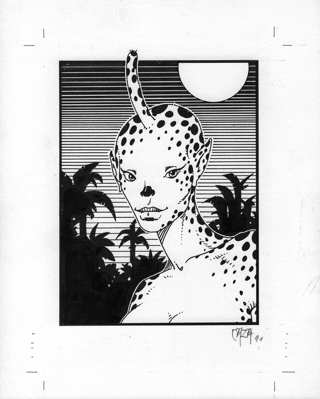 Marsupilamie par Caza - Planche originale