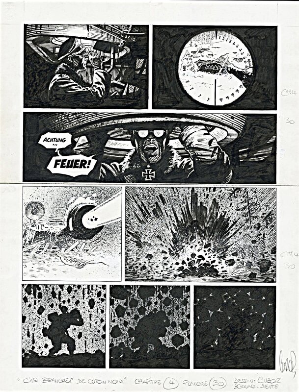 Steve Cuzor, Cinq branches de coton noir - Comic Strip