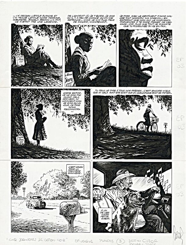 Steve Cuzor, Yves Sente, Cinq branches de coton noir - Comic Strip