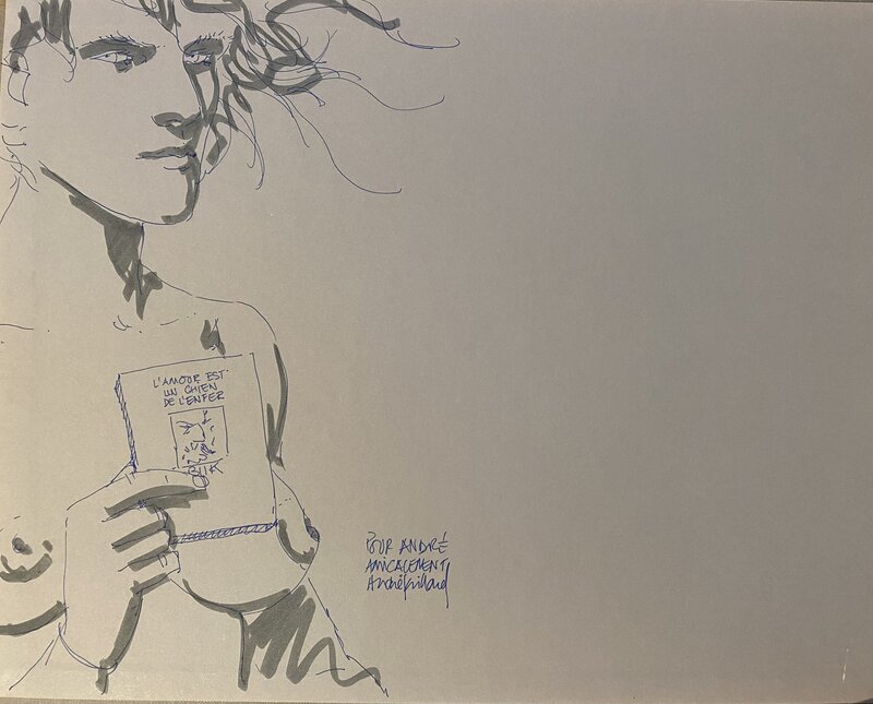 Dédicace de Juillard - Sketch
