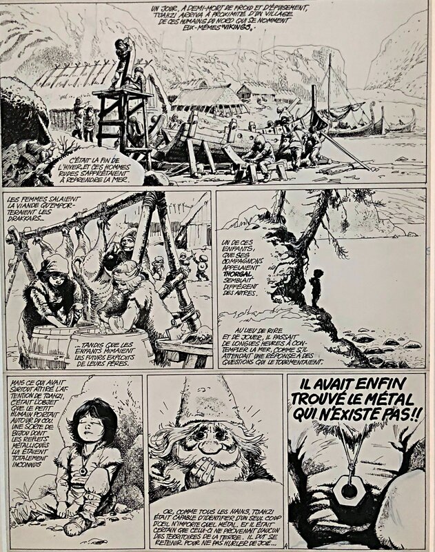 Rosinski Grzegorz, Thorgal, l'enfant des étoiles (tome 7), 1984 - Comic Strip