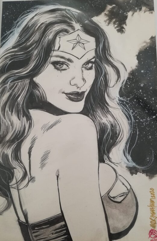 Wonder Woman par Mark Beachum - Dédicace