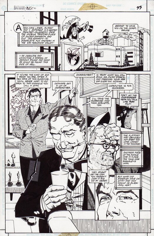 Howard Chaykin, Batman Dark Allegiances - page n.33 - Comic Strip