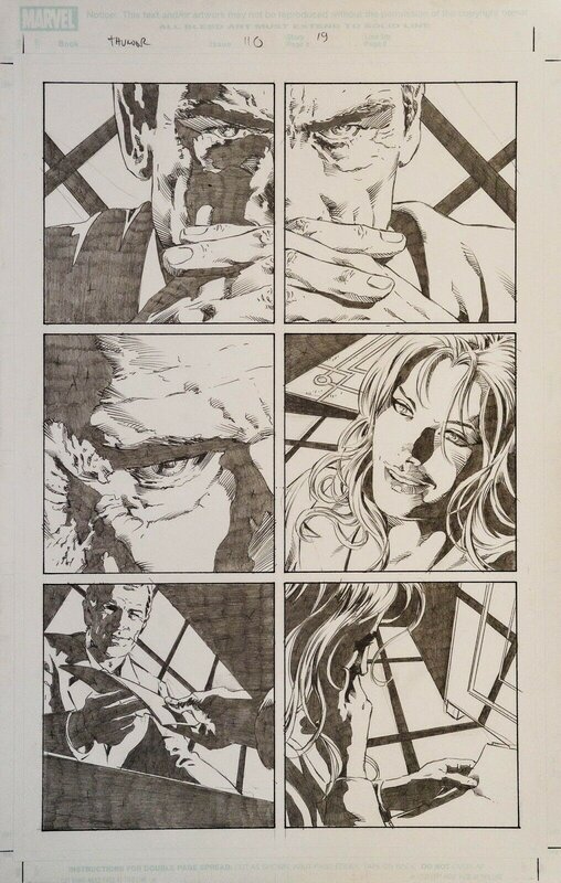 Mike Deodato Jr., Thunderbolts #110, page 19 - Planche originale