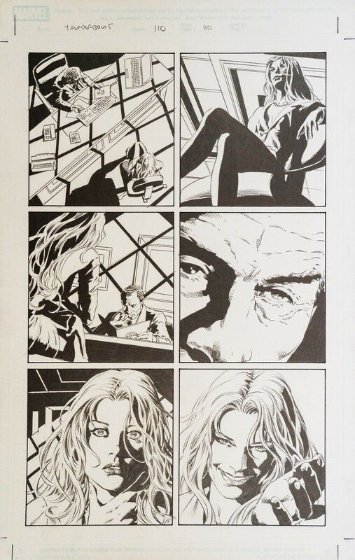 Mike Deodato Jr., Thunderbolts #110, page 20 - Planche originale