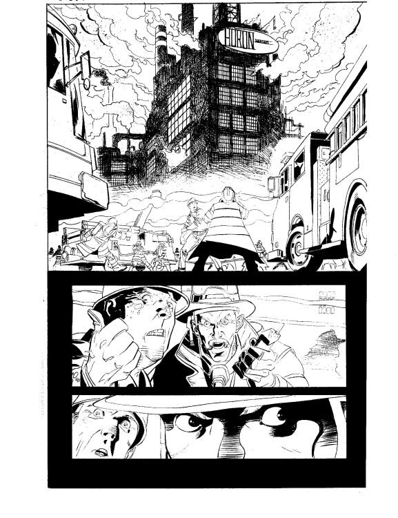 Ron Garney, Chuck Austen, Justice Leage of America (vol.III) #101 page n.1 - Planche originale