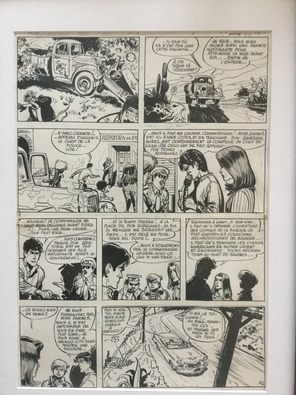 Jijé, L’affaire Barnes  : jean Valhardi - Comic Strip