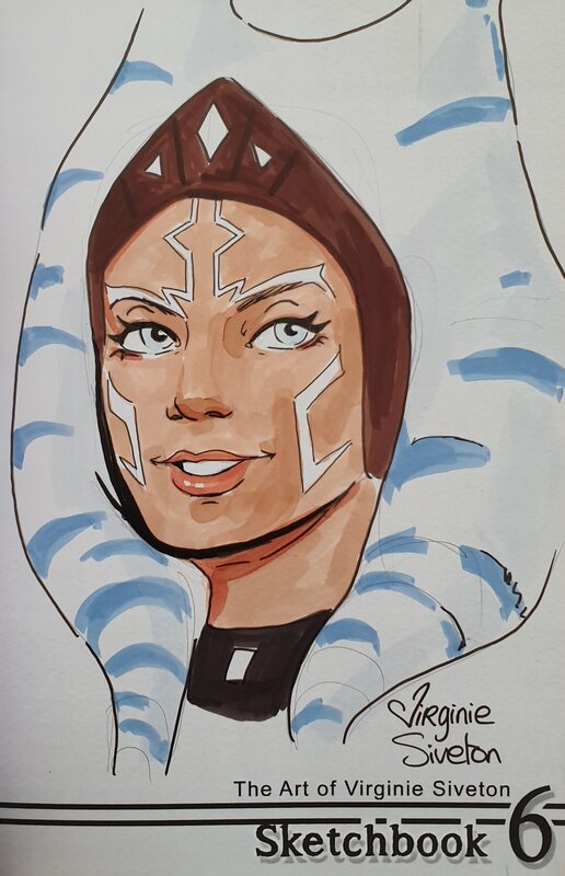 Ahsoka Tano par Virginie Siveton - Dédicace