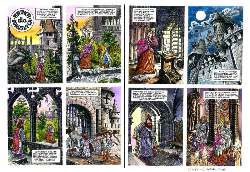 Maciej Mazur, Janusz Christa, Un conte de fées pour adultes - Comic Strip