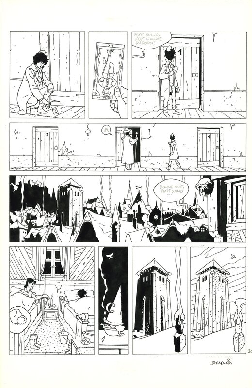 Laurent Parcelier, L'Auberge du Bossu - tome 7 - Planche originale