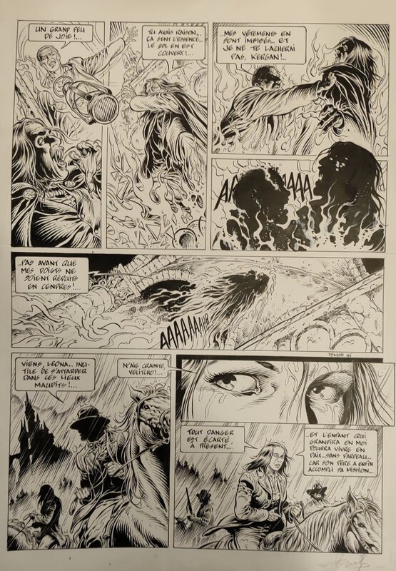 Yves Swolfs, Le Prince de la nuit T6 Retour à Ruhenberg - Planche originale