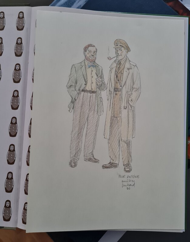 André Juillard, Crayonné Blake & Mortimer - Sketch