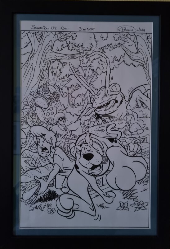 Scooby doo par Scott Nelly - Planche originale