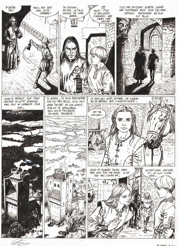 Paul Teng, Jean Dufaux, La Complainte des Landes perdues - les Sudenne Lord Heron - Pl 21 - Comic Strip